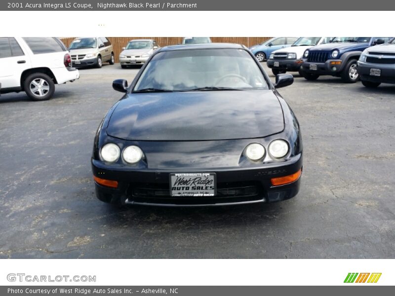 Nighthawk Black Pearl / Parchment 2001 Acura Integra LS Coupe