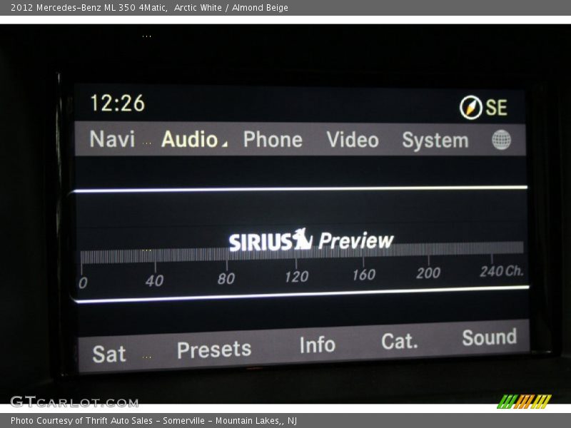Arctic White / Almond Beige 2012 Mercedes-Benz ML 350 4Matic