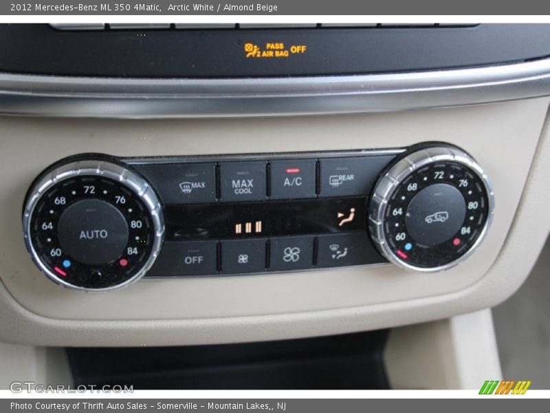 Arctic White / Almond Beige 2012 Mercedes-Benz ML 350 4Matic