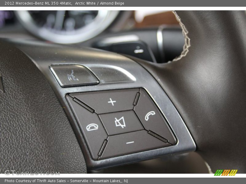 Arctic White / Almond Beige 2012 Mercedes-Benz ML 350 4Matic