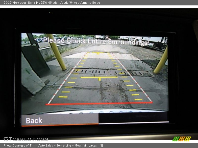 Arctic White / Almond Beige 2012 Mercedes-Benz ML 350 4Matic