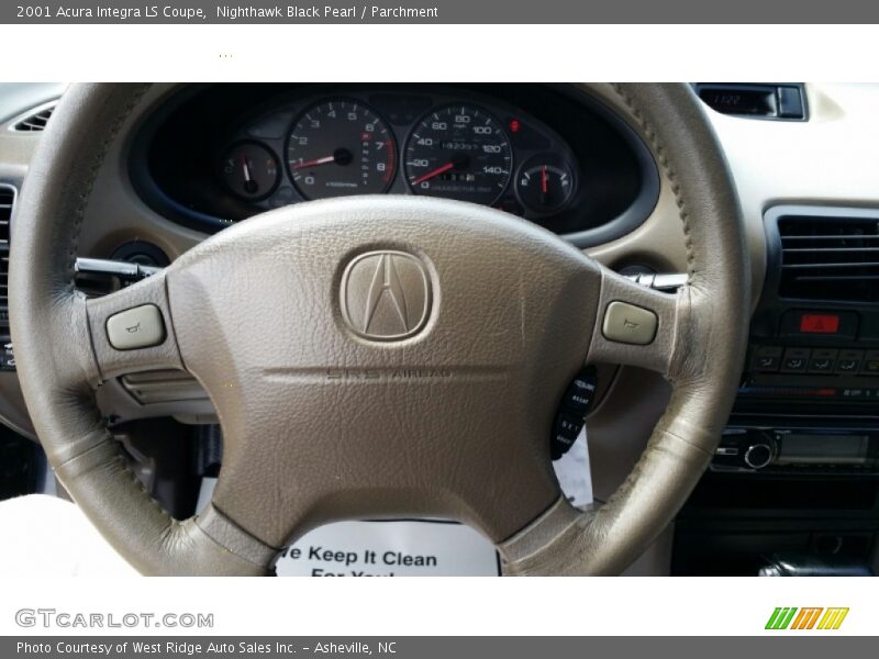 Nighthawk Black Pearl / Parchment 2001 Acura Integra LS Coupe