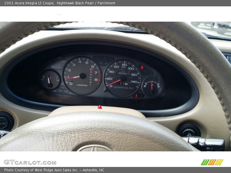 Nighthawk Black Pearl / Parchment 2001 Acura Integra LS Coupe