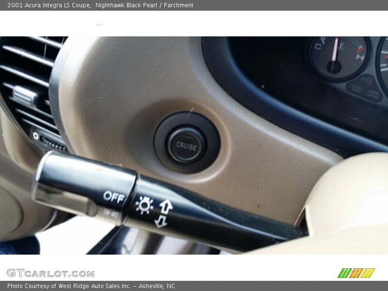 Nighthawk Black Pearl / Parchment 2001 Acura Integra LS Coupe