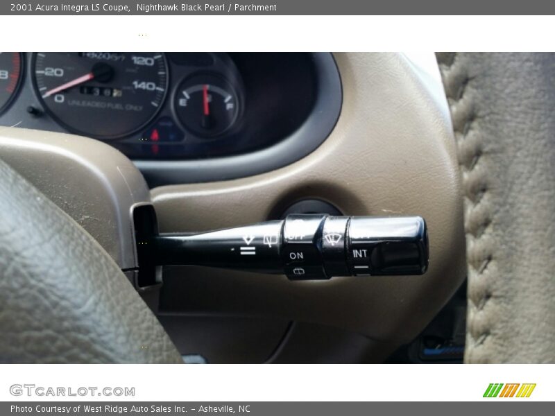 Nighthawk Black Pearl / Parchment 2001 Acura Integra LS Coupe