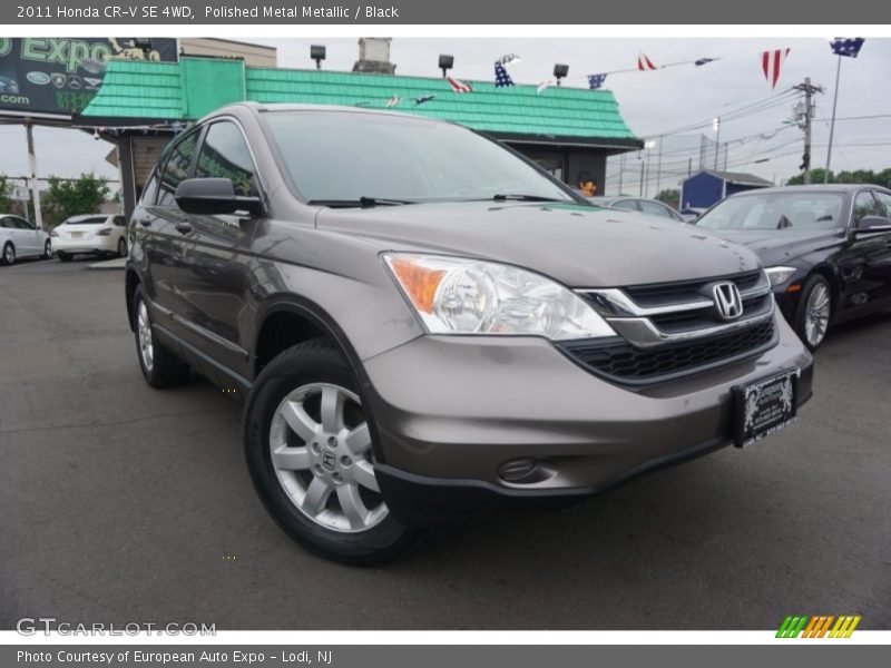 Polished Metal Metallic / Black 2011 Honda CR-V SE 4WD