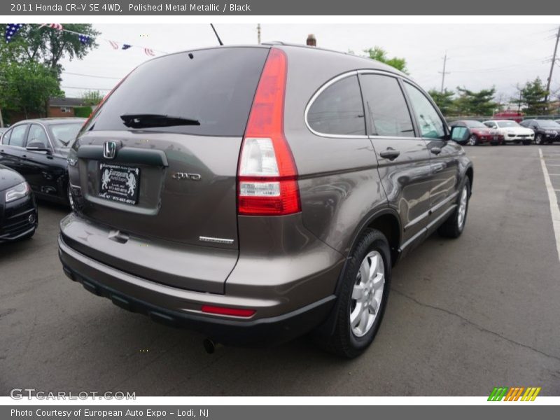 Polished Metal Metallic / Black 2011 Honda CR-V SE 4WD