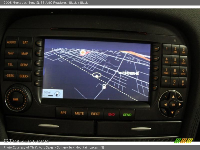 Black / Black 2008 Mercedes-Benz SL 55 AMG Roadster