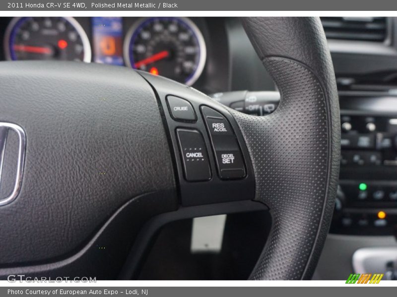 Polished Metal Metallic / Black 2011 Honda CR-V SE 4WD