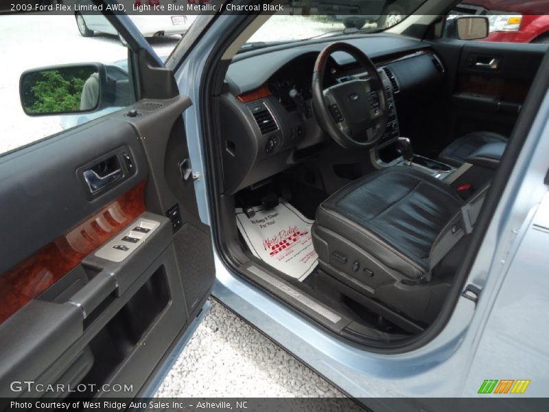 Light Ice Blue Metallic / Charcoal Black 2009 Ford Flex Limited AWD