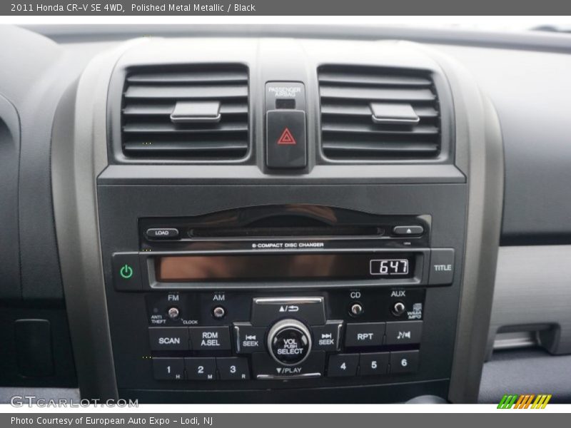Polished Metal Metallic / Black 2011 Honda CR-V SE 4WD