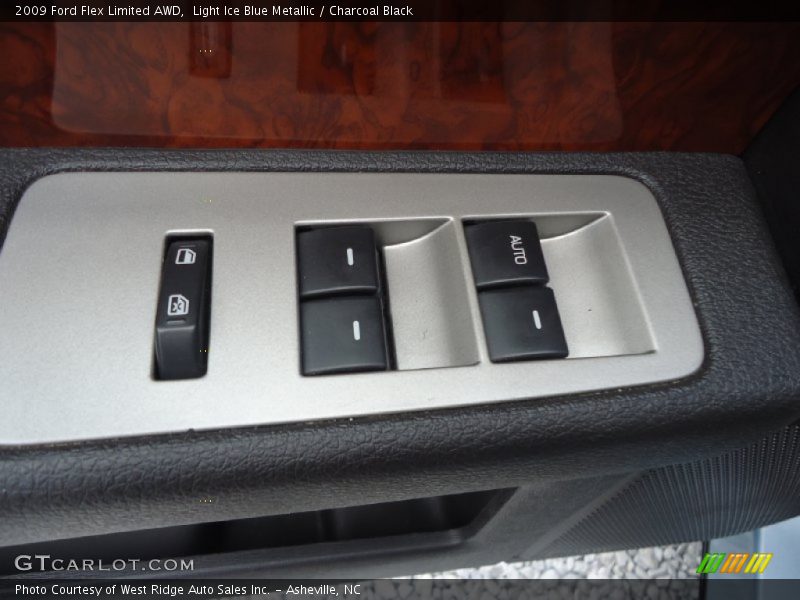 Light Ice Blue Metallic / Charcoal Black 2009 Ford Flex Limited AWD