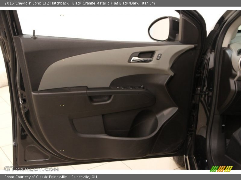 Black Granite Metallic / Jet Black/Dark Titanium 2015 Chevrolet Sonic LTZ Hatchback