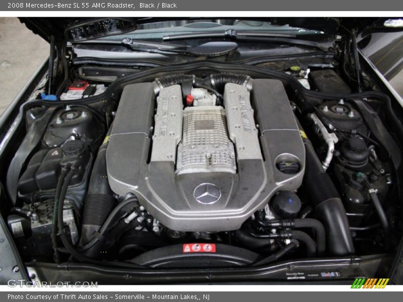  2008 SL 55 AMG Roadster Engine - 5.5 Liter AMG Supercharged SOHC 24-Valve VVT V8