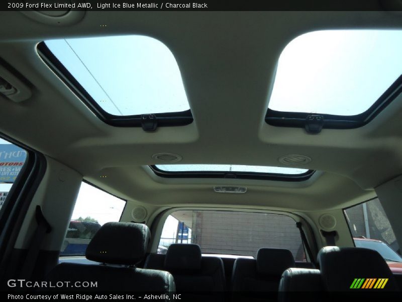 Light Ice Blue Metallic / Charcoal Black 2009 Ford Flex Limited AWD
