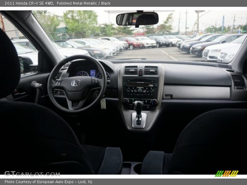 Polished Metal Metallic / Black 2011 Honda CR-V SE 4WD
