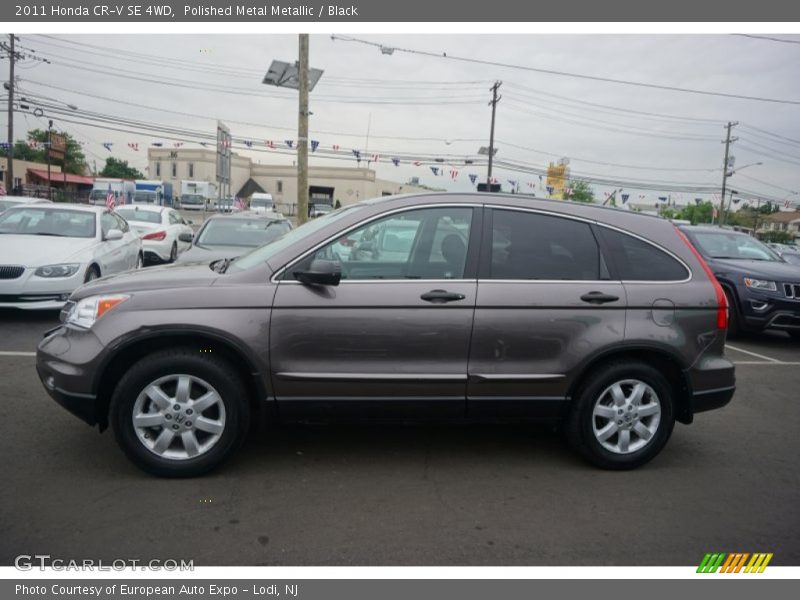 Polished Metal Metallic / Black 2011 Honda CR-V SE 4WD