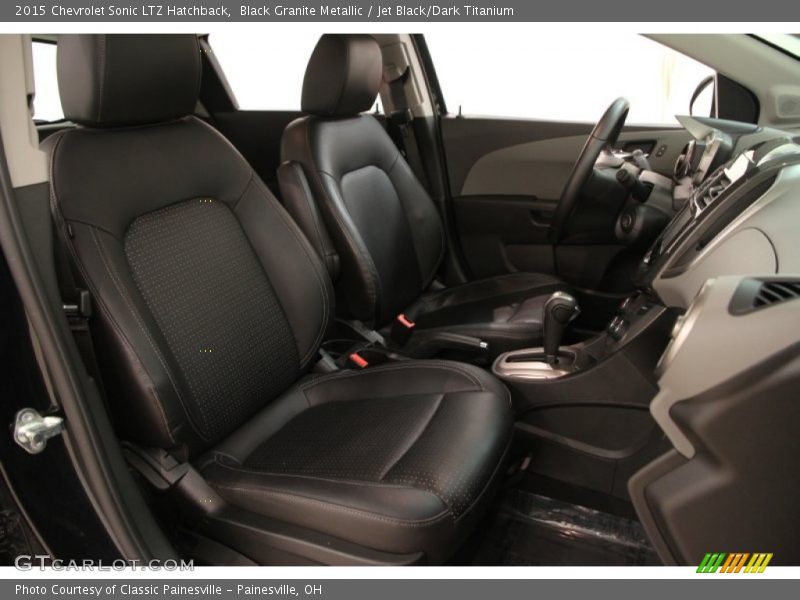 Black Granite Metallic / Jet Black/Dark Titanium 2015 Chevrolet Sonic LTZ Hatchback