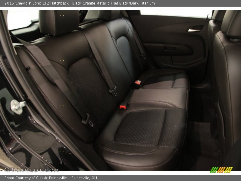 Black Granite Metallic / Jet Black/Dark Titanium 2015 Chevrolet Sonic LTZ Hatchback