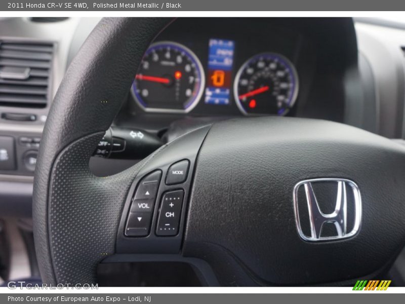 Polished Metal Metallic / Black 2011 Honda CR-V SE 4WD