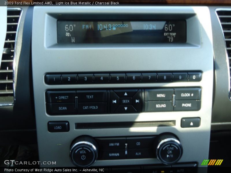 Light Ice Blue Metallic / Charcoal Black 2009 Ford Flex Limited AWD