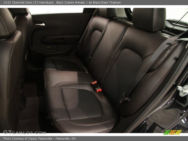 Black Granite Metallic / Jet Black/Dark Titanium 2015 Chevrolet Sonic LTZ Hatchback