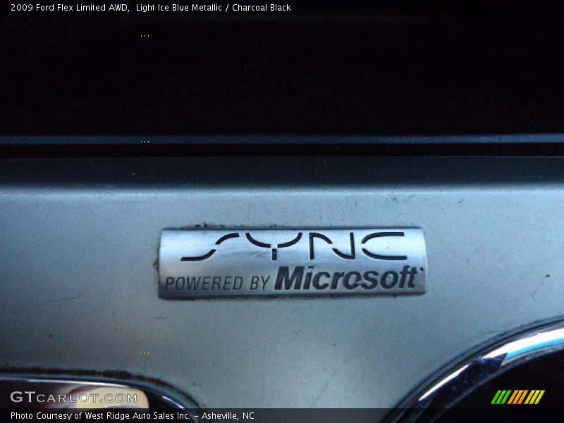 Light Ice Blue Metallic / Charcoal Black 2009 Ford Flex Limited AWD