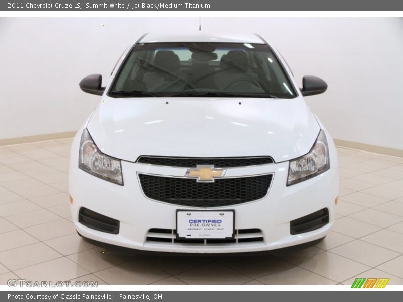 Summit White / Jet Black/Medium Titanium 2011 Chevrolet Cruze LS