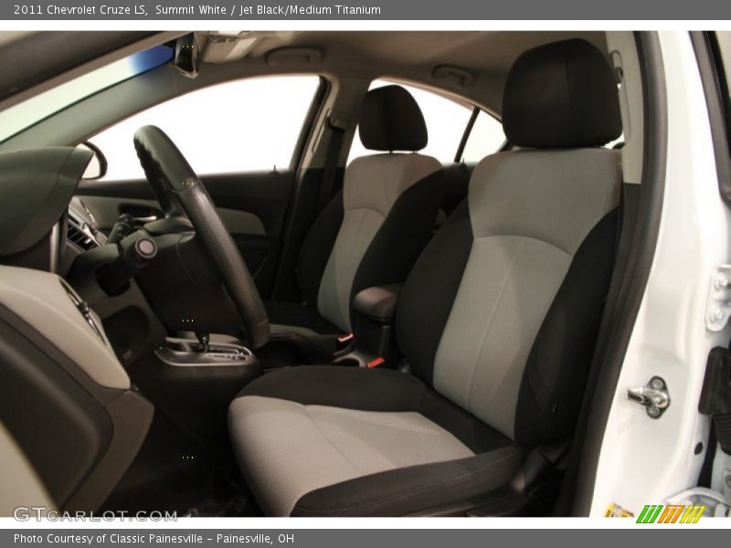 Summit White / Jet Black/Medium Titanium 2011 Chevrolet Cruze LS