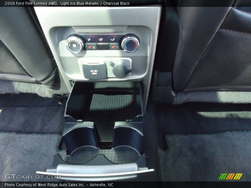 Light Ice Blue Metallic / Charcoal Black 2009 Ford Flex Limited AWD