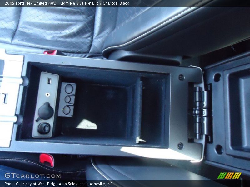 Light Ice Blue Metallic / Charcoal Black 2009 Ford Flex Limited AWD