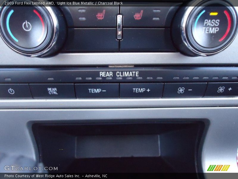 Light Ice Blue Metallic / Charcoal Black 2009 Ford Flex Limited AWD