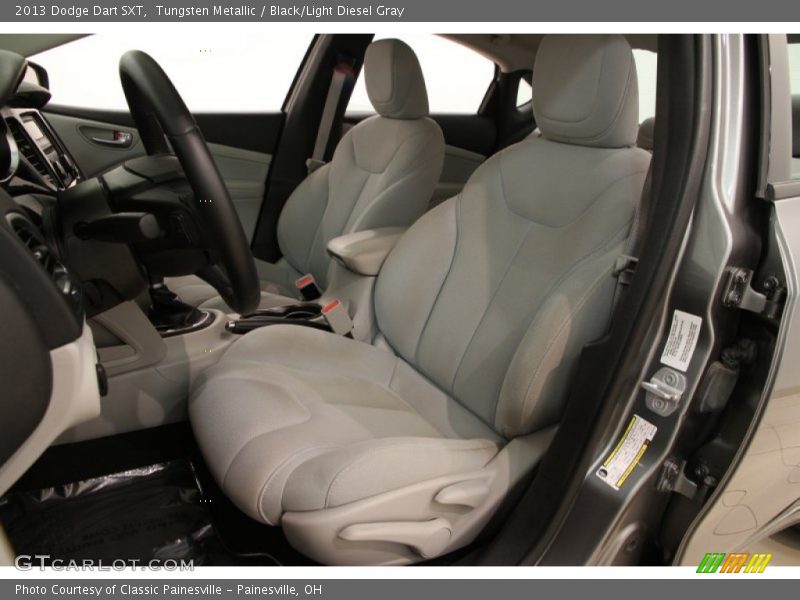 Tungsten Metallic / Black/Light Diesel Gray 2013 Dodge Dart SXT