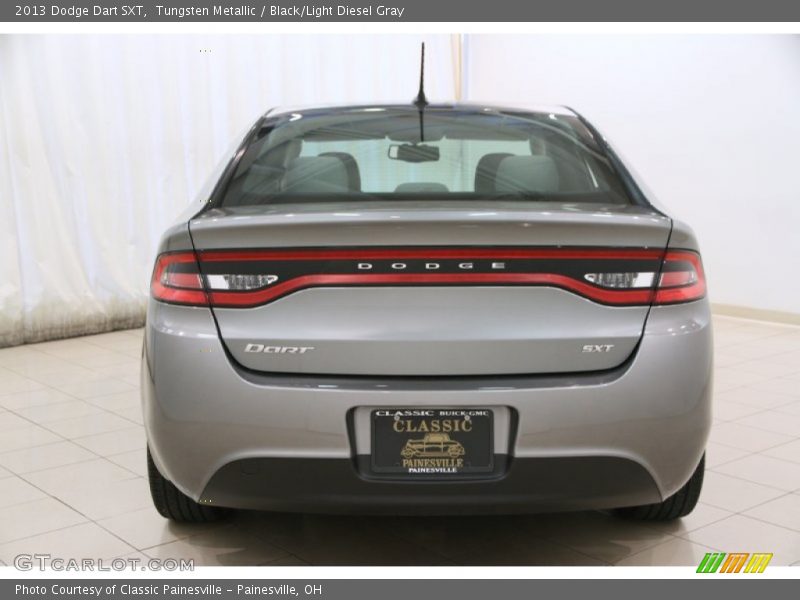 Tungsten Metallic / Black/Light Diesel Gray 2013 Dodge Dart SXT