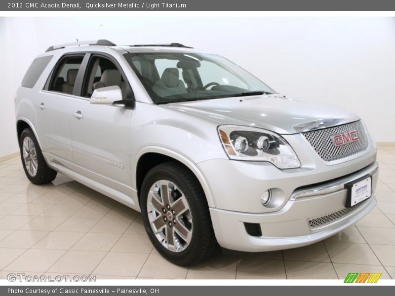 Quicksilver Metallic / Light Titanium 2012 GMC Acadia Denali