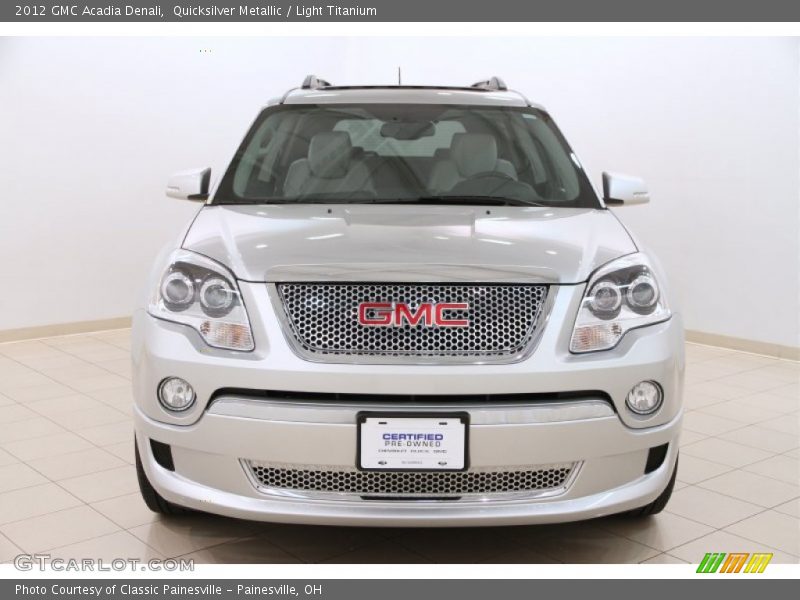 Quicksilver Metallic / Light Titanium 2012 GMC Acadia Denali