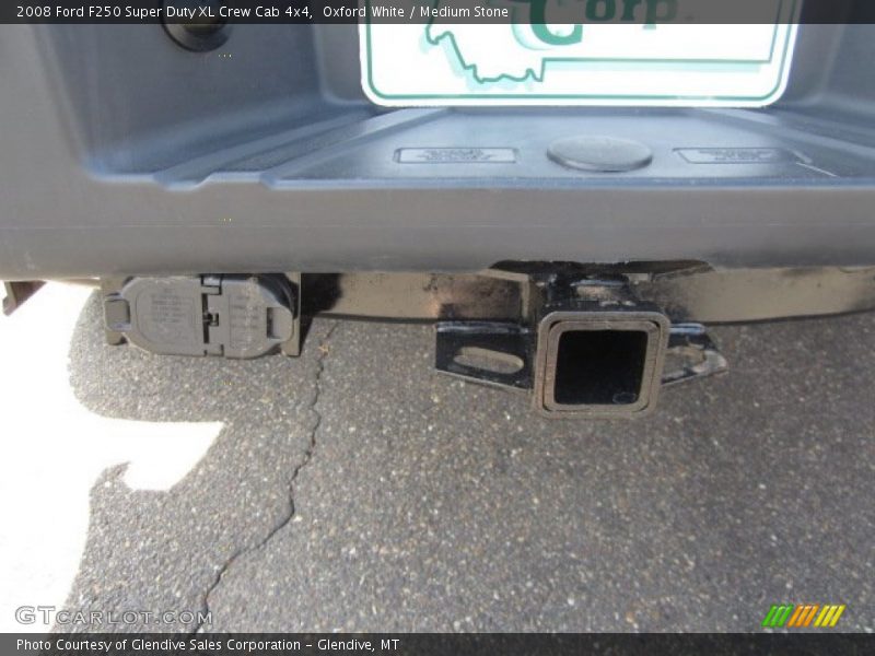 Oxford White / Medium Stone 2008 Ford F250 Super Duty XL Crew Cab 4x4