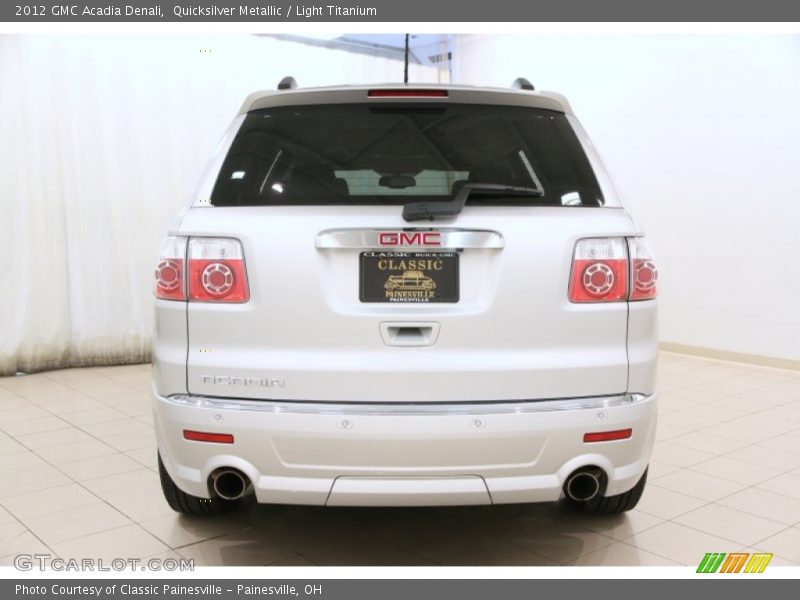 Quicksilver Metallic / Light Titanium 2012 GMC Acadia Denali