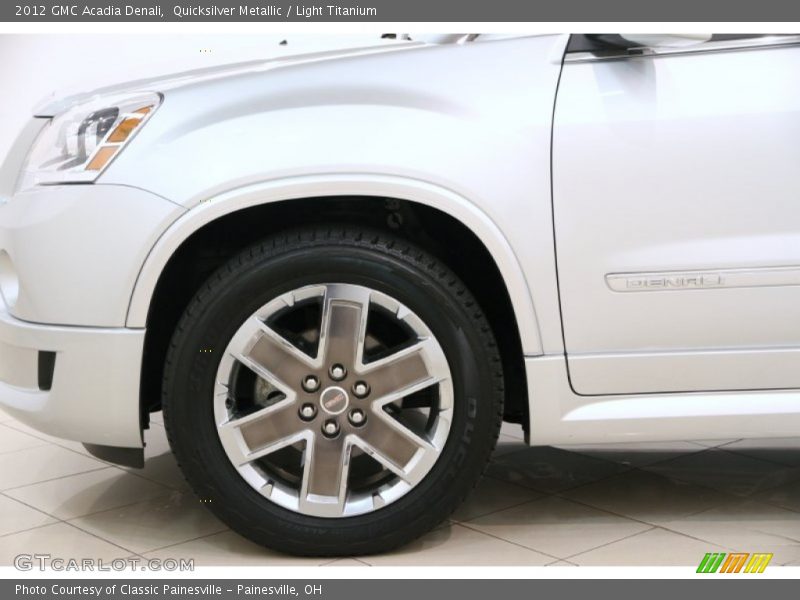 Quicksilver Metallic / Light Titanium 2012 GMC Acadia Denali