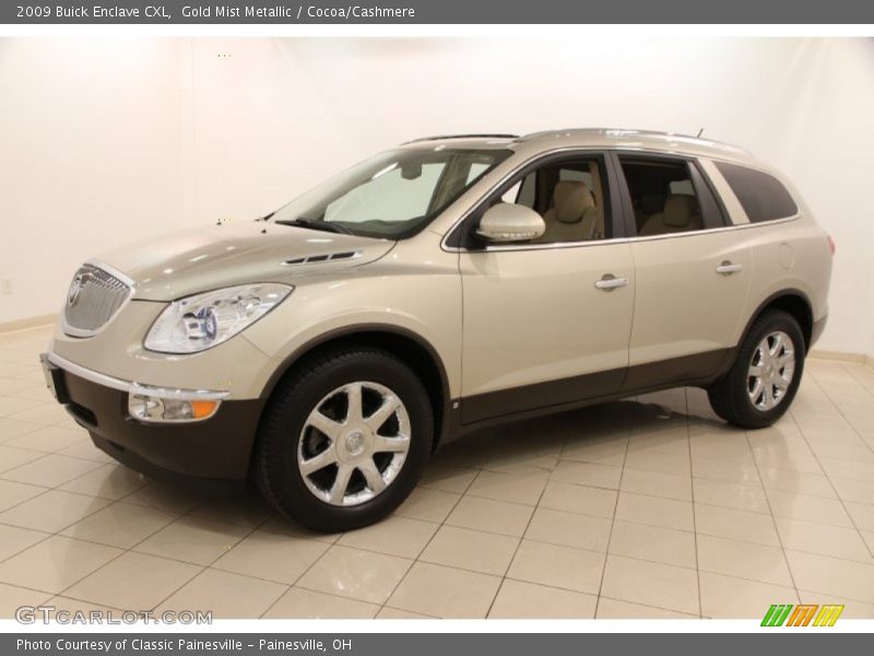 Gold Mist Metallic / Cocoa/Cashmere 2009 Buick Enclave CXL