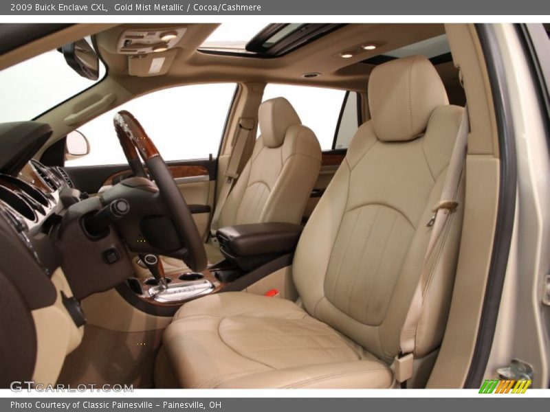 Gold Mist Metallic / Cocoa/Cashmere 2009 Buick Enclave CXL