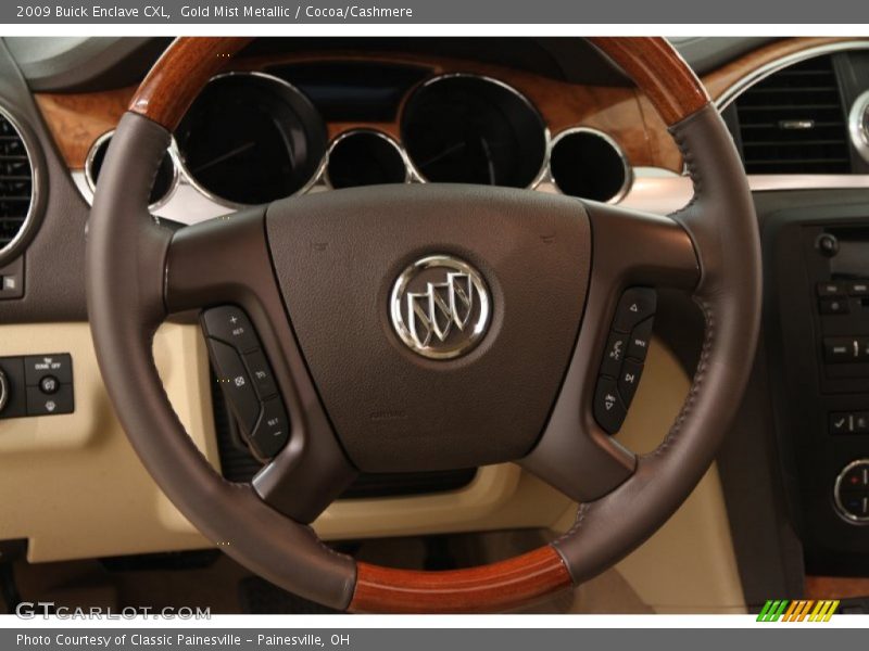 Gold Mist Metallic / Cocoa/Cashmere 2009 Buick Enclave CXL
