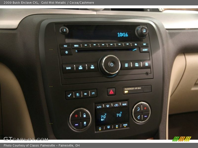 Gold Mist Metallic / Cocoa/Cashmere 2009 Buick Enclave CXL