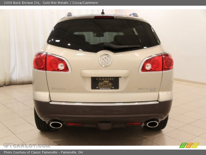 Gold Mist Metallic / Cocoa/Cashmere 2009 Buick Enclave CXL