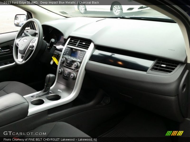 Deep Impact Blue Metallic / Charcoal Black 2013 Ford Edge SE AWD
