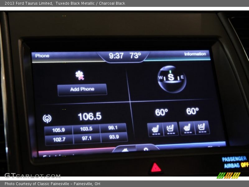 Tuxedo Black Metallic / Charcoal Black 2013 Ford Taurus Limited