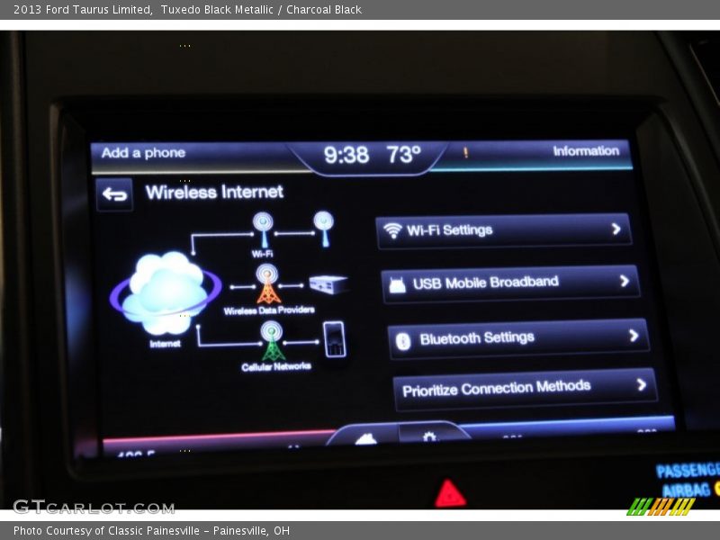 Tuxedo Black Metallic / Charcoal Black 2013 Ford Taurus Limited