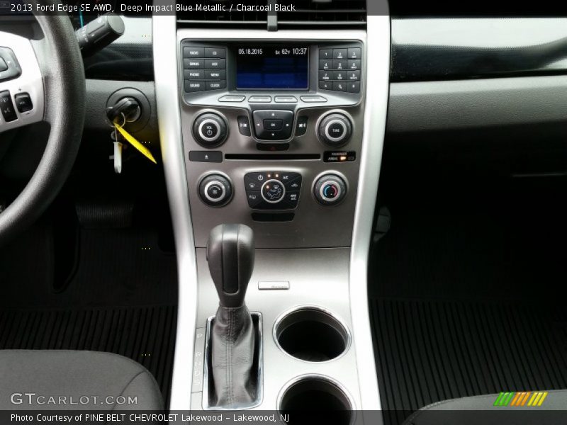 Deep Impact Blue Metallic / Charcoal Black 2013 Ford Edge SE AWD