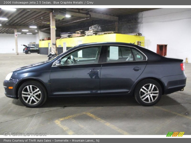 Blue Graphite Metallic / Grey 2006 Volkswagen Jetta 2.5 Sedan