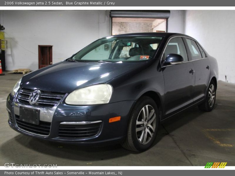 Blue Graphite Metallic / Grey 2006 Volkswagen Jetta 2.5 Sedan